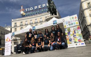 Foto de la celebración Día Internacional de las Lenguas de Signos en Puerta del Sol 2019