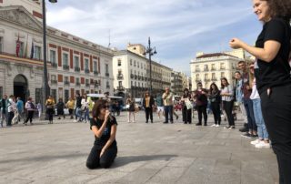 Foto de la celebración Día Internacional de las Lenguas de Signos en Puerta del Sol 2019